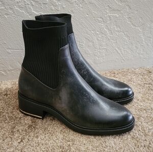 Zara Marble Sock Booties Size 37